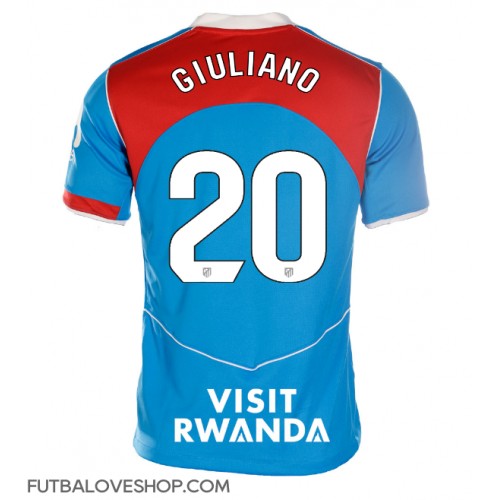 Dres Atletico Madrid Giuliano Simeone #20 Tretina pre Ženy 2025-26 Krátky Rukáv